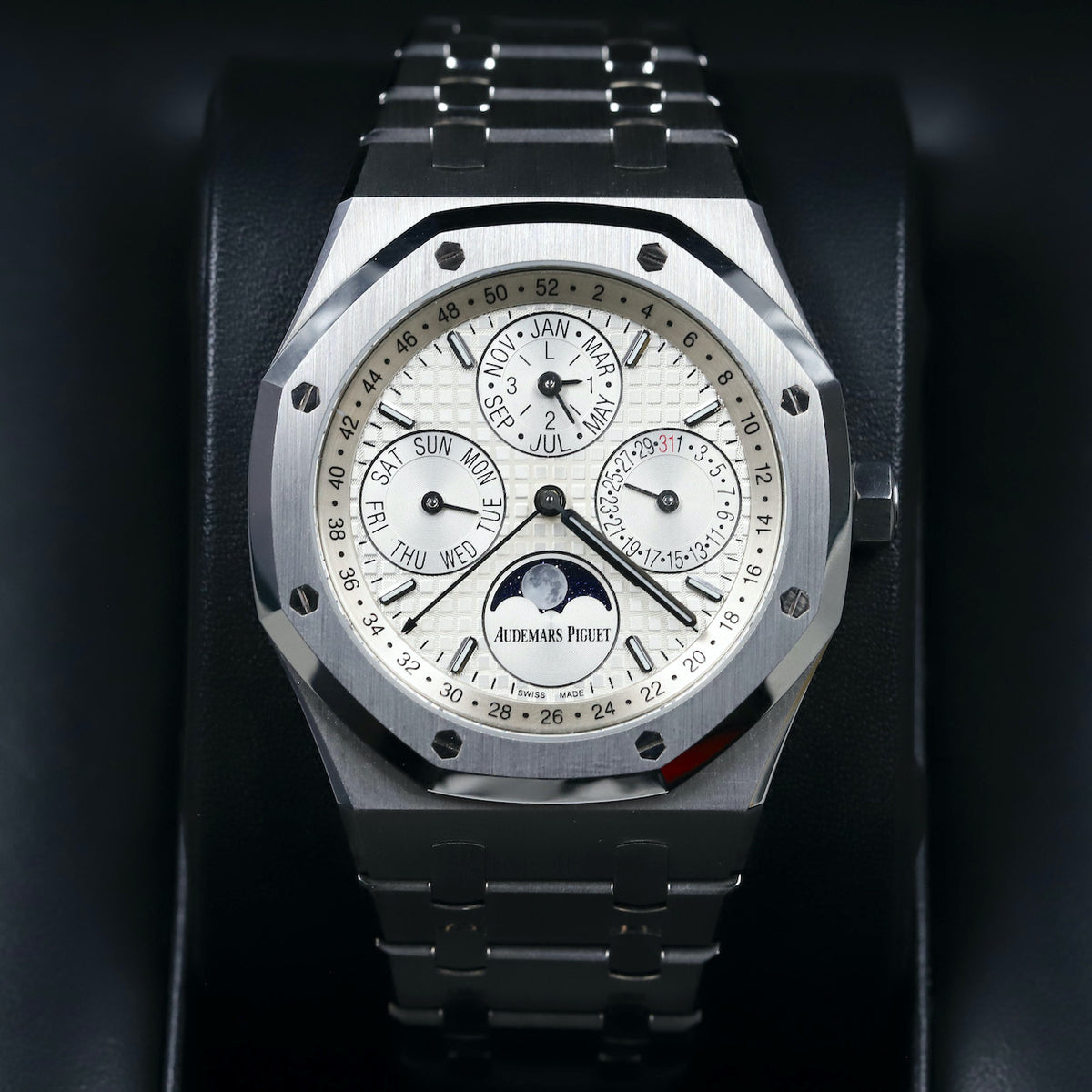 Audemars Piguet<br>26574ST Royal Oak Perpetual Calendar White Dial