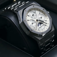 Audemars Piguet<br>26574ST Royal Oak Perpetual Calendar White Dial