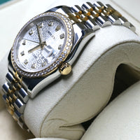 Rolex<br>116243 Datejust 36 SS/18K Silver Jubilee Dial