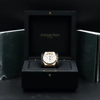 Audemars Piguet<br>26320OR Royal Oak Chronograph White Dial