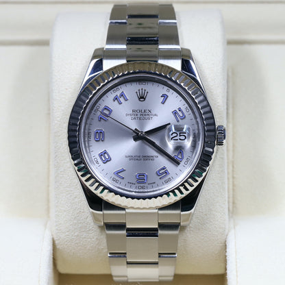 Rolex<br>126334 Datejust 41 Silver Arabic Numeral Dial