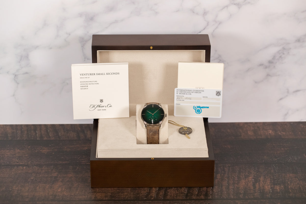 Moser<br>2327-1202 Venturer Small Seconds XL Green Dial