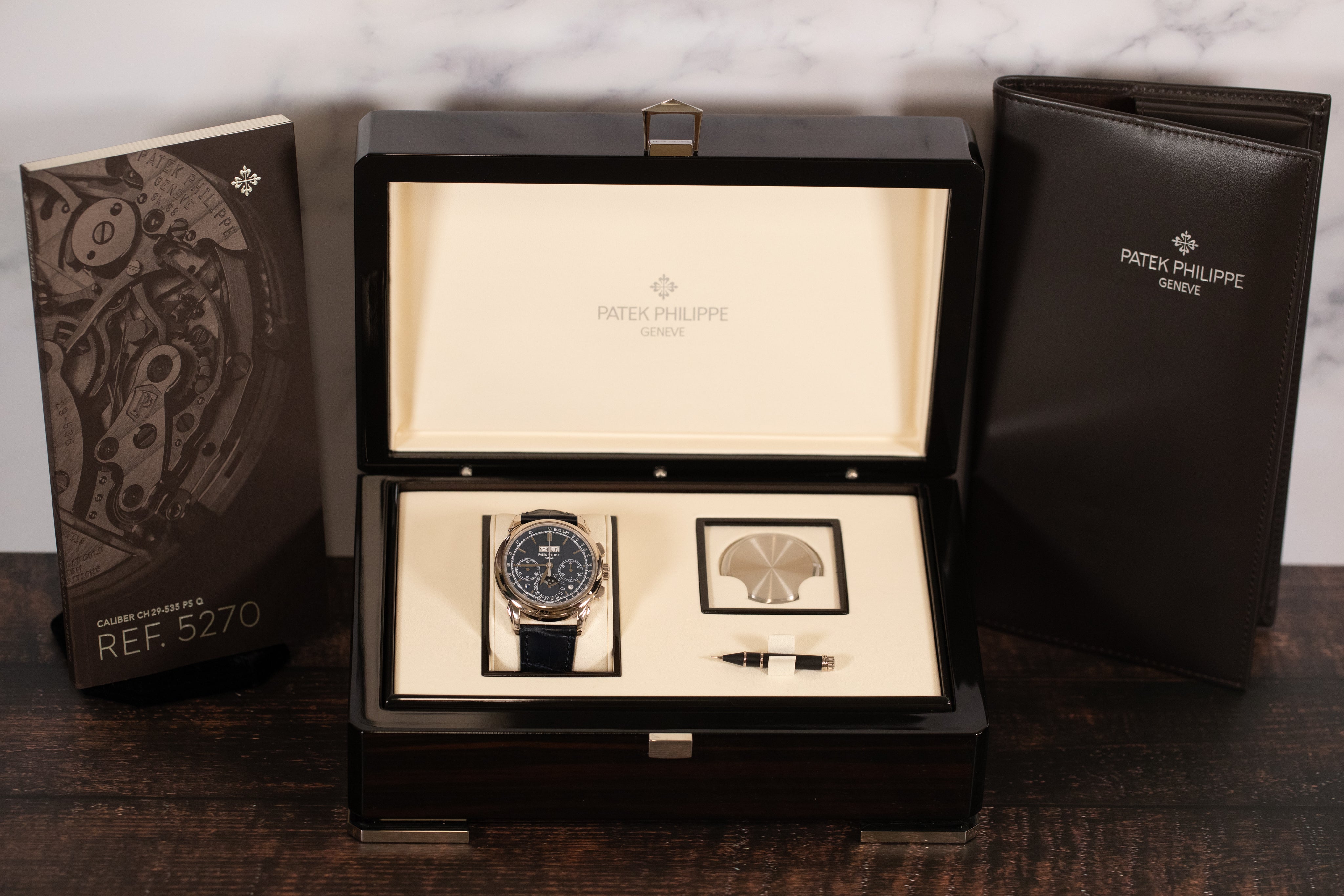 PATEK PHILIPPE 時計入れ 2個セット Patek Philippe5270/G Grand Complications Perpetual Calendar