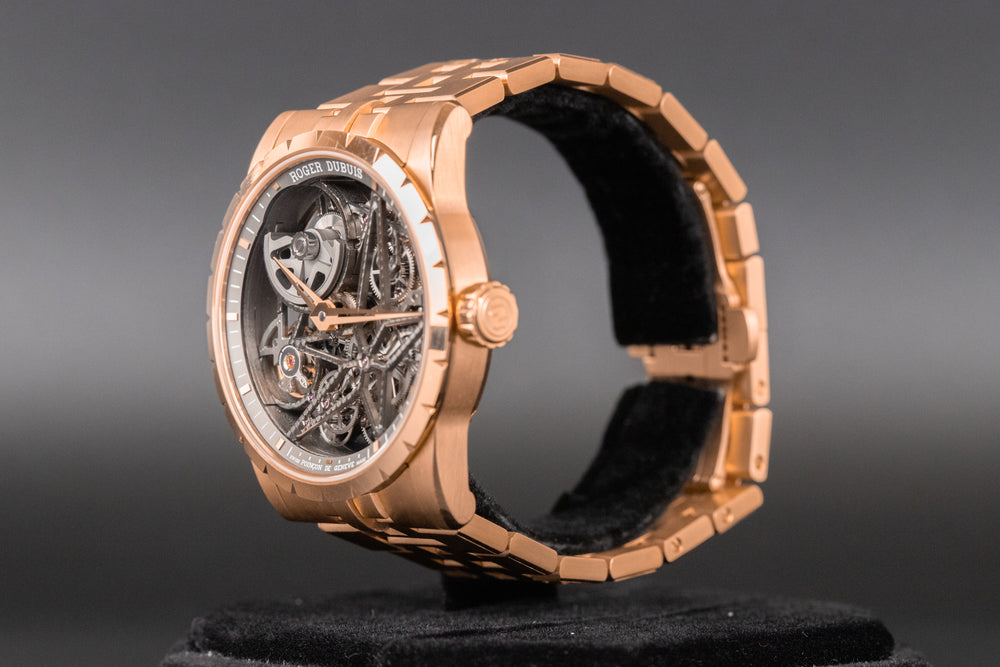 Roger Dubuis<br>DBEX0788 Excalibur Automatic Skeleton Rose Gold