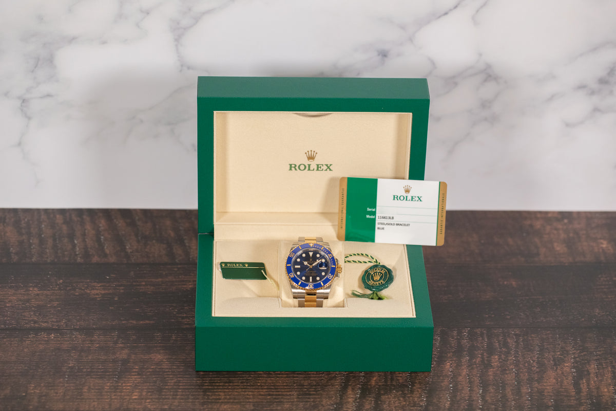 Rolex<br>116613LB Submariner SS/18k Blue Dial