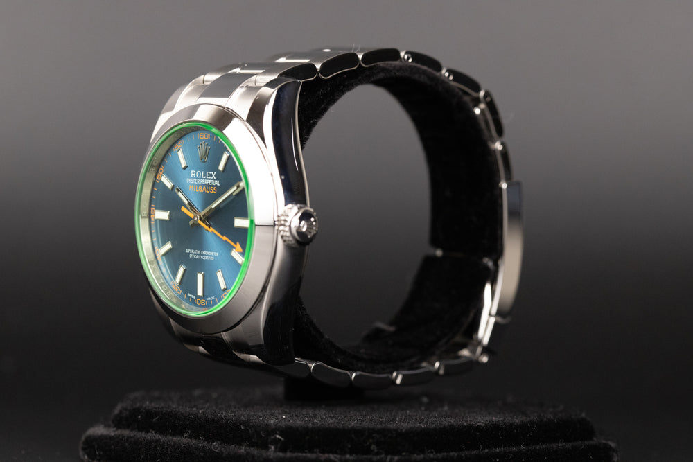 Rolex<br>116400GV Milgauss Blue Dial