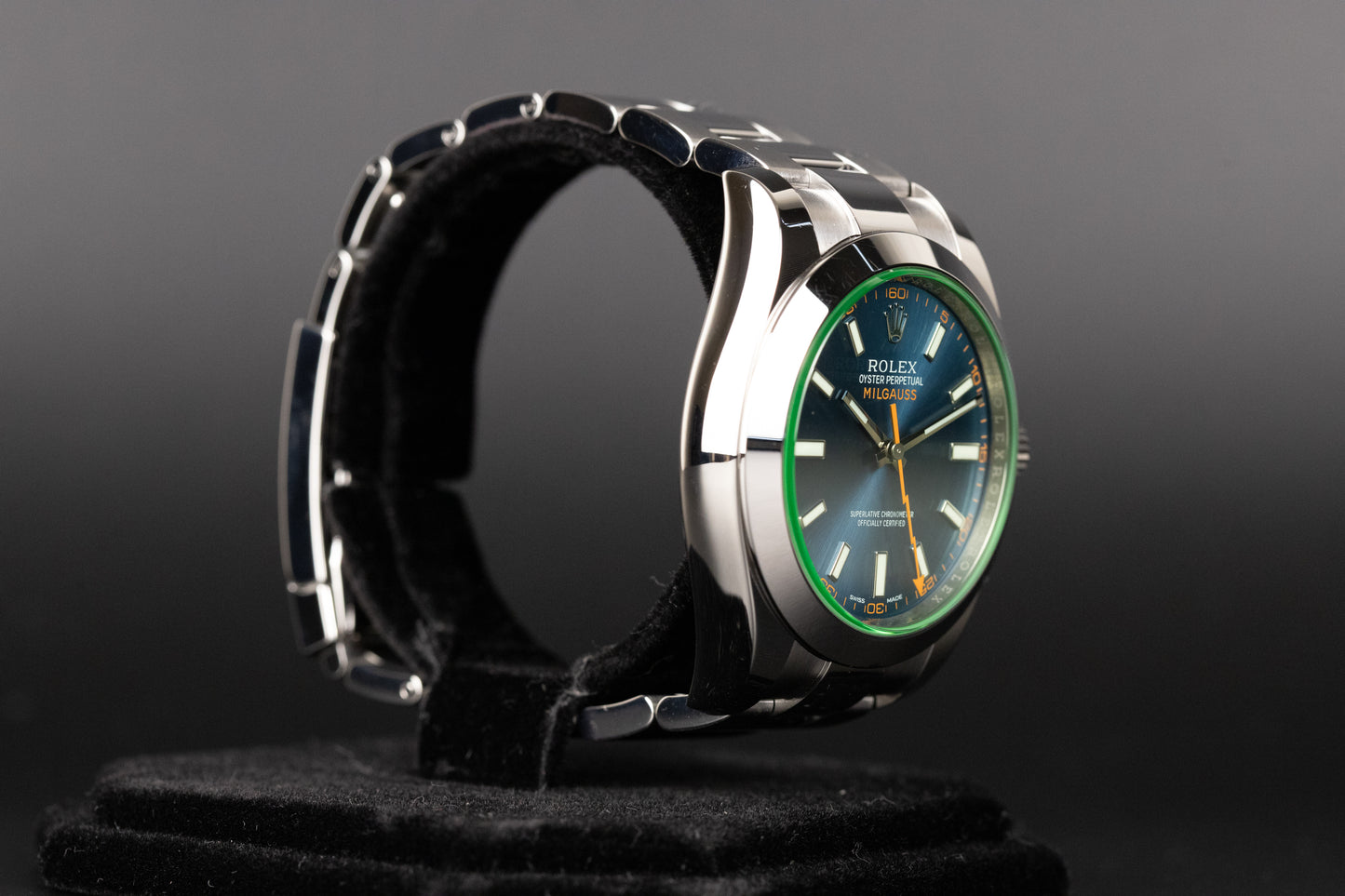 Rolex<br>116400GV Milgauss Blue Dial