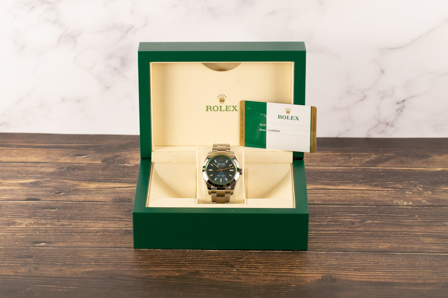 Rolex<br>116400GV Milgauss Blue Dial