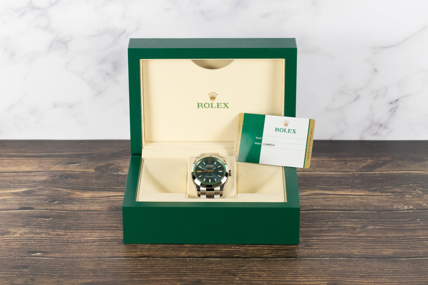 Rolex 116400GV Milgauss Blue Dial