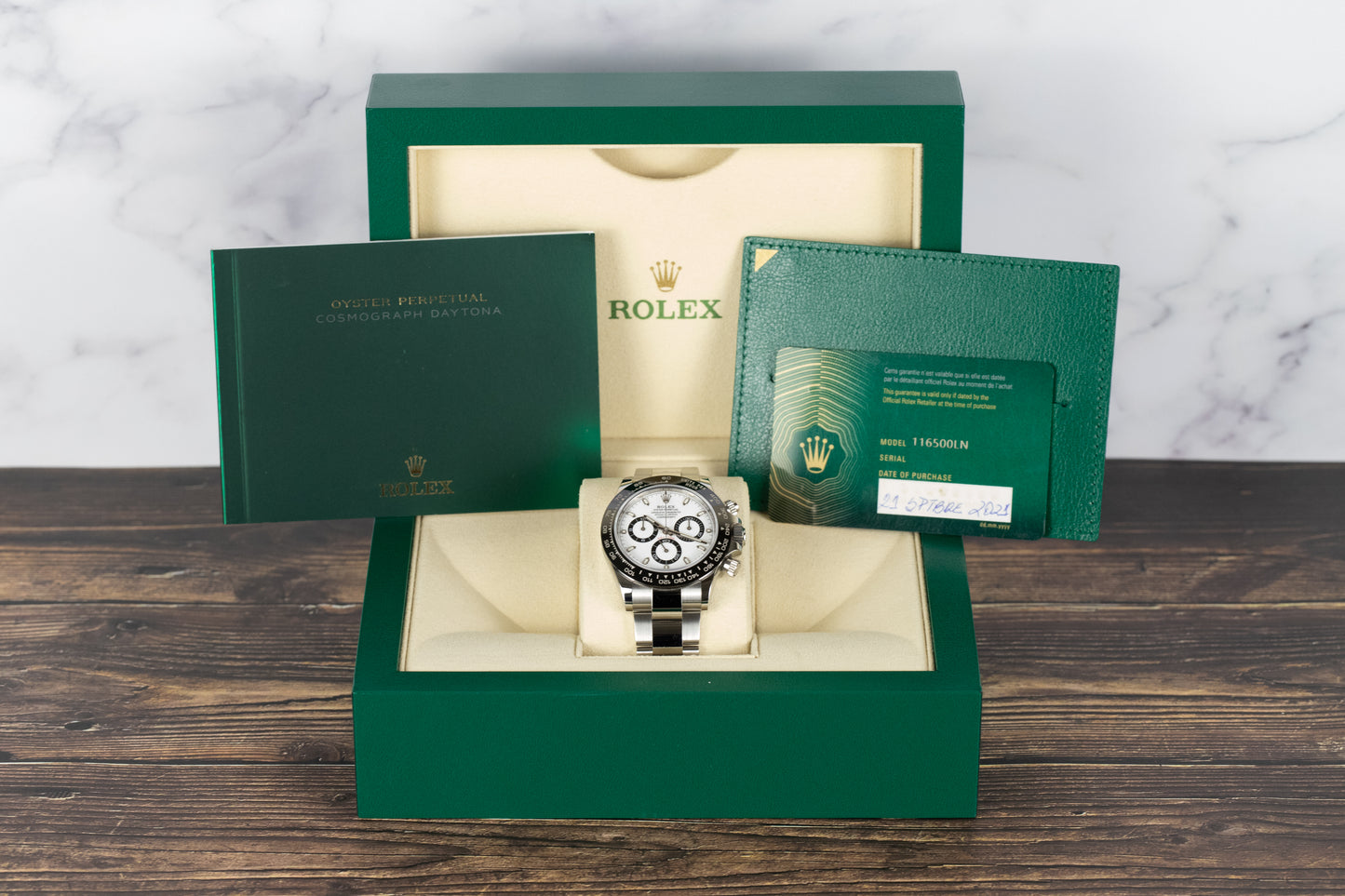 Rolex 116500LN Daytona Ceramic White Dial