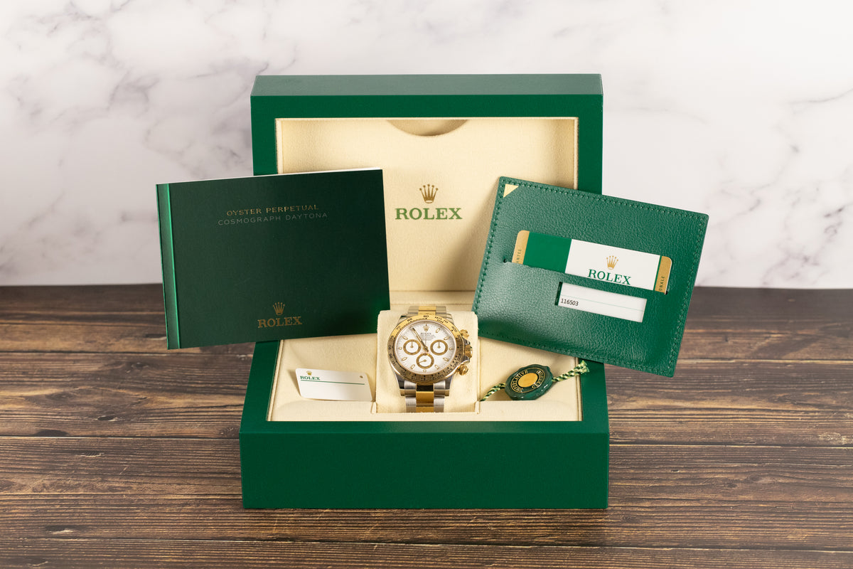 Rolex<br>116503 Daytona SS/18k White Dial