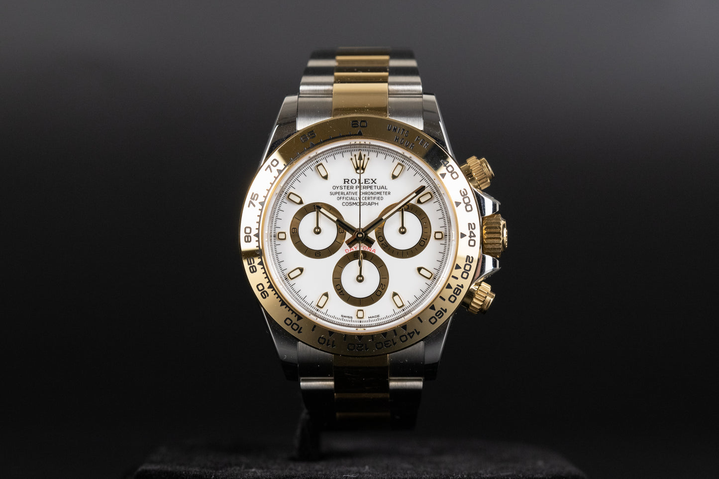 Rolex 116503 Daytona SS/18k White Dial