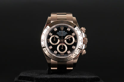 Rolex 116505 Daytona Black Diamond Dial