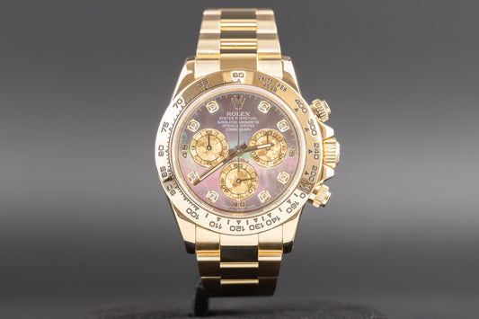 Rolex<br>116508 Daytona Black Mother of Pearl Dial