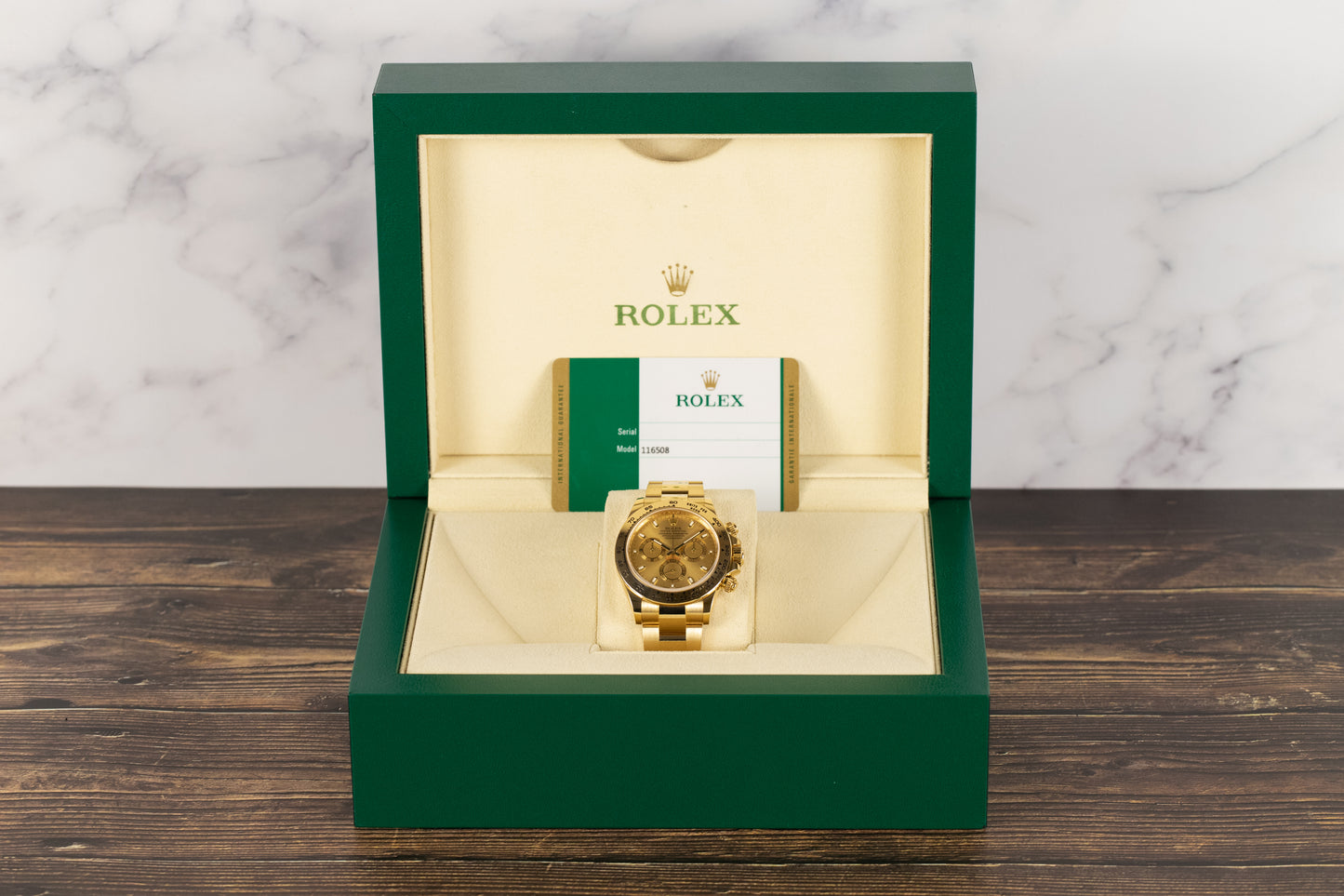 Rolex 116508 Daytona Champagne Dial