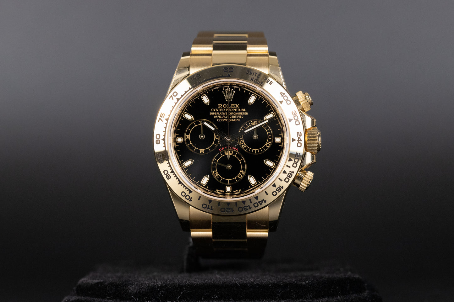 Rolex 116508 Daytona Black Dial