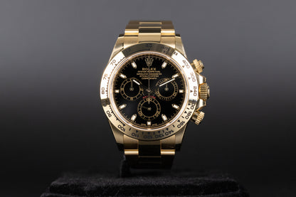 Rolex 116508 Daytona Black Dial