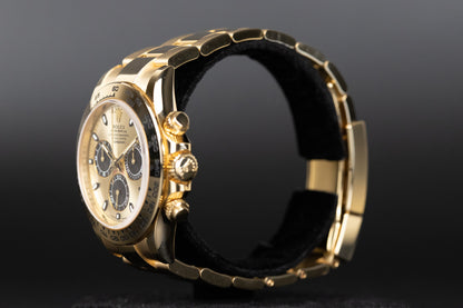 Rolex 116508 Daytona Champagne/Black Dial