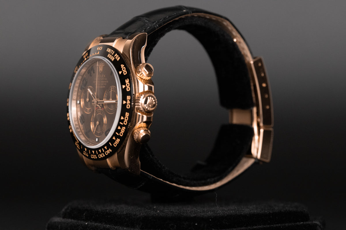 Rolex<br>116515LN Daytona Rose Gold Chocolate Arabic Dial