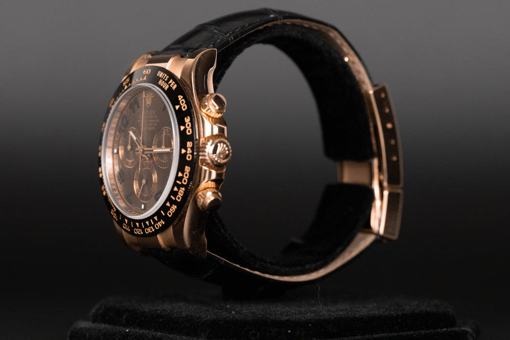 Rolex<br>116515LN Daytona Rose Gold Chocolate Arabic Dial