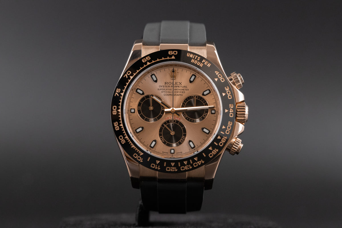 Rolex<br>116515 Daytona Oysterflex Rose Gold Pink Dial