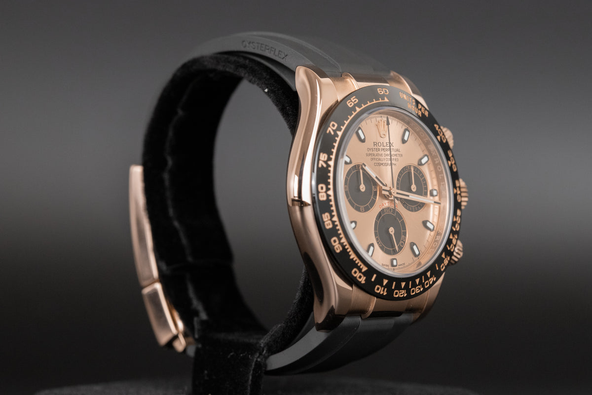 Rolex<br>116515 Daytona Oysterflex Rose Gold Pink Dial