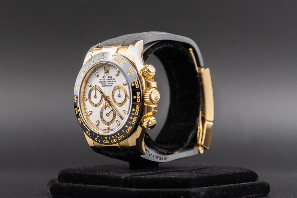 Rolex<br>116518LN Daytona Oysterflex White Dial