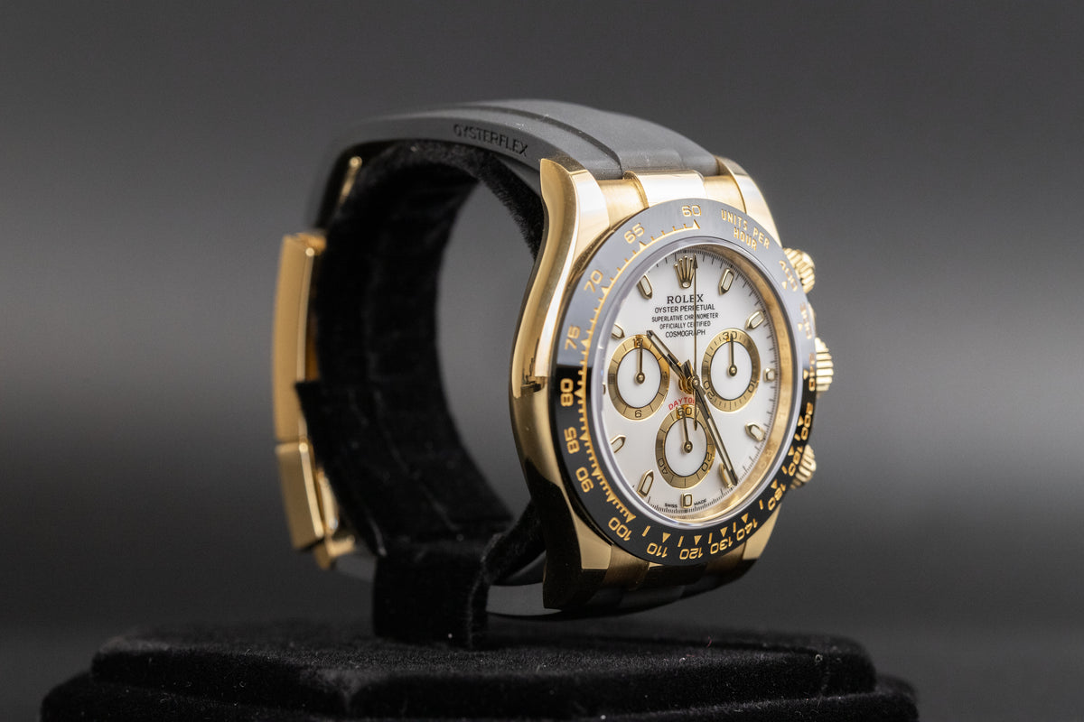 Rolex<br>116518LN Daytona Oysterflex White Dial