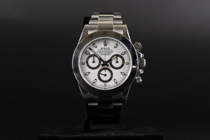 Rolex 116520 Daytona White Dial New Old Stock