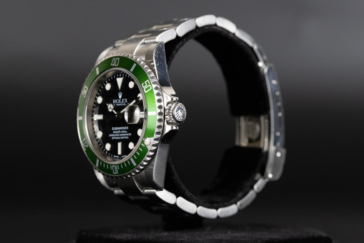 Rolex<br>16610LV Submariner 'Kermit' Flat Four