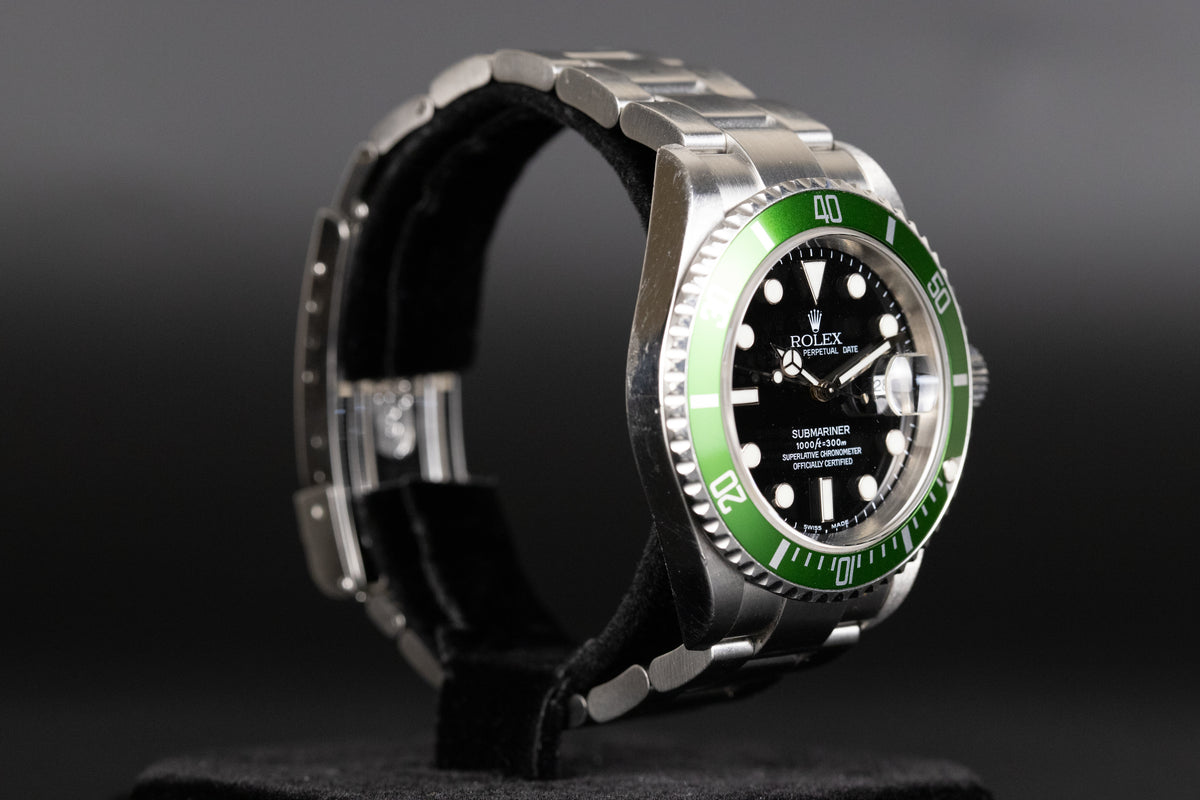 Rolex<br>16610LV Submariner 'Kermit' Flat Four