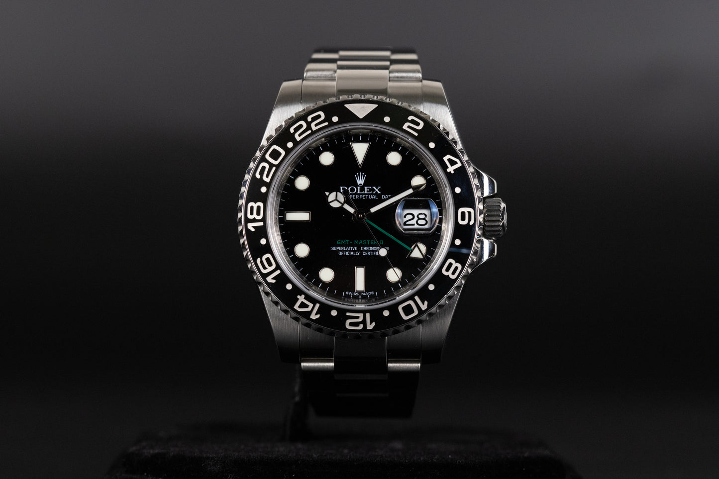 Rolex 116710LN GMT Master II Black Dial