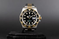 Rolex<br>116713LN GMT Master II SS/18k Black Dial