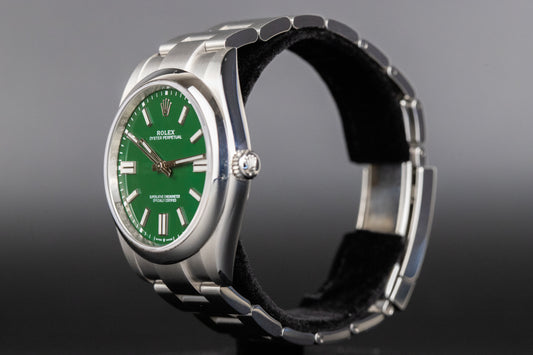 Rolex<br>124300 Oyster Perpetual 41mm Green Dial
