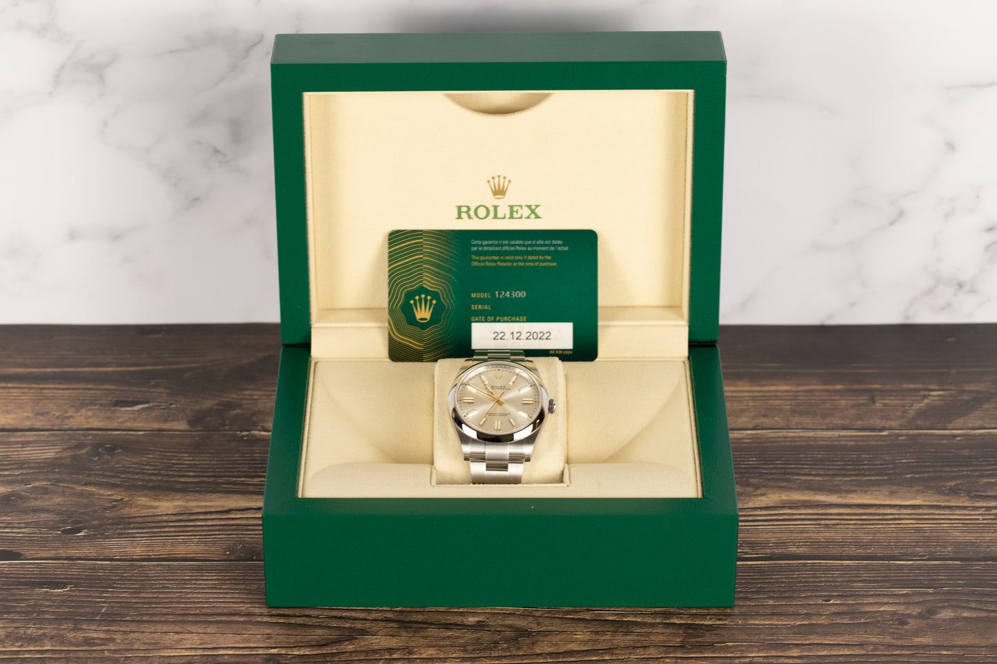 Rolex 124300 Oyster Perpetual 41mm Silver Dial