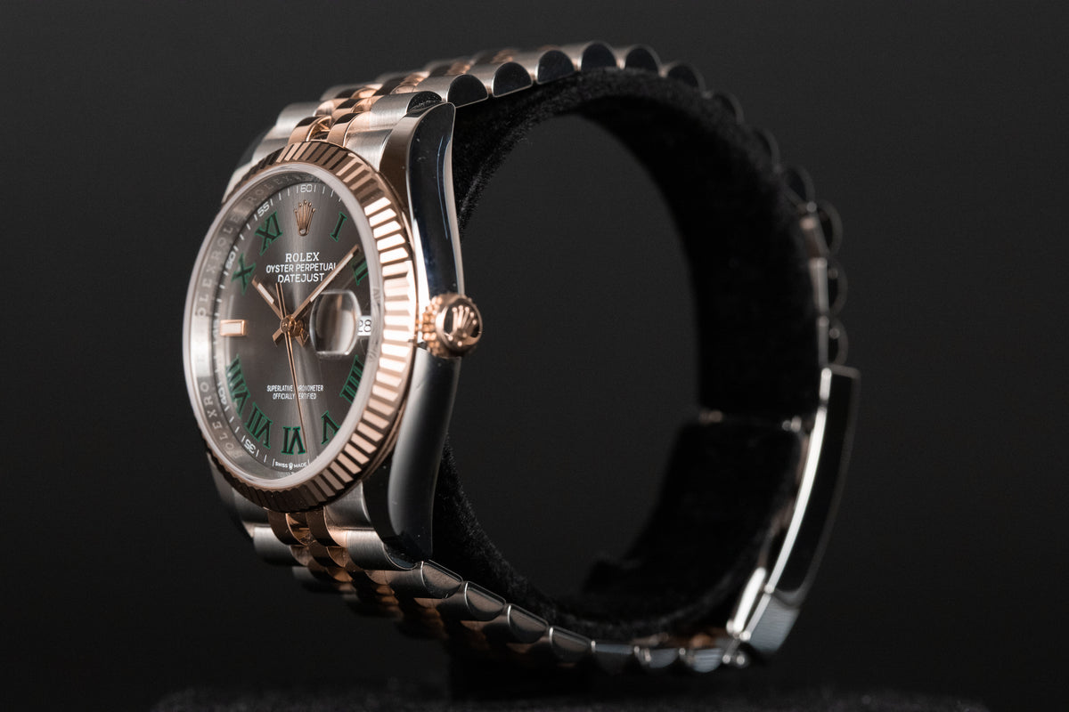 Rolex<br>126231 Datejust 36 SS/RG Wimbledon Dial