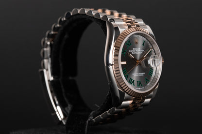 Rolex 126231 Datejust 36 SS/RG Wimbledon Dial