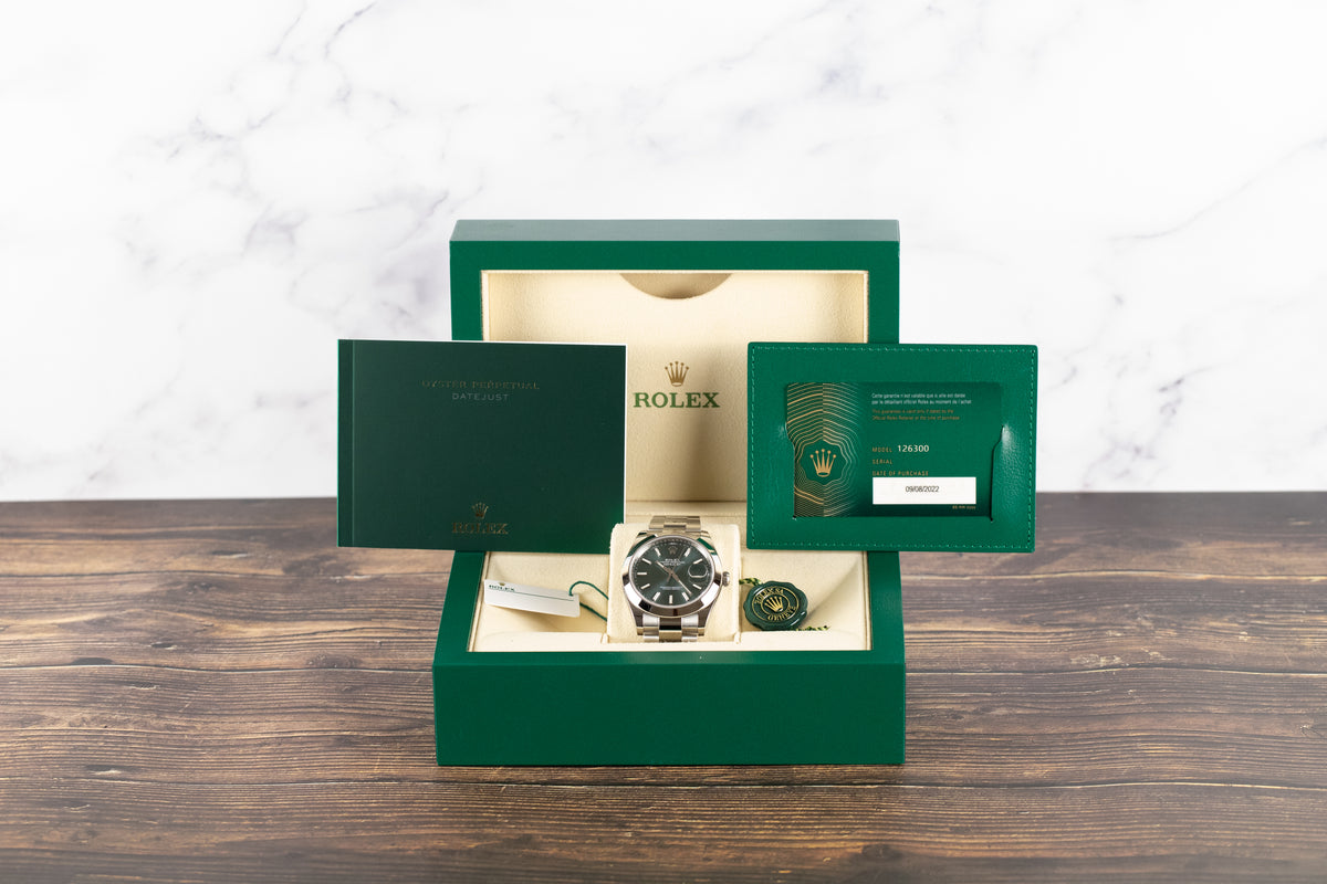 Rolex<br>126300 Datejust 41 Mint Green Dial