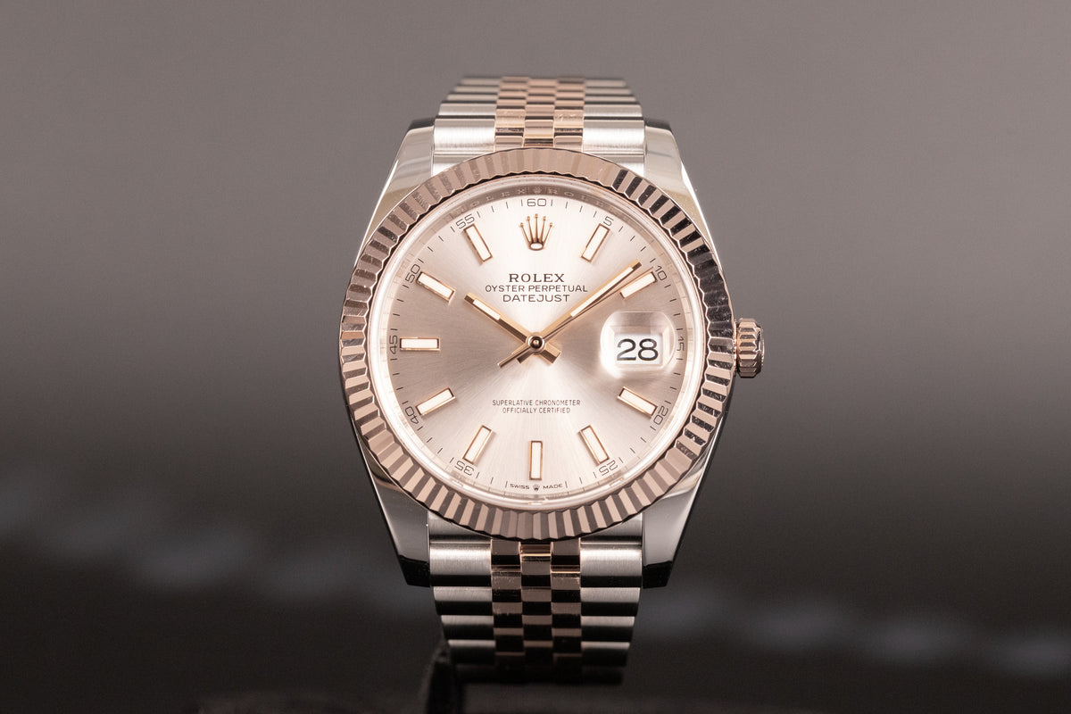 Rolex<br>126331 Datejust 41 SS/RG Sundust Dial