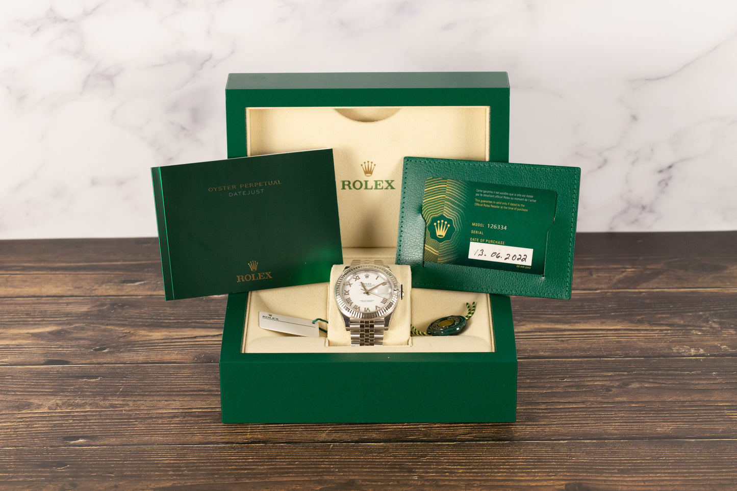 Rolex<br>126334 Datejust 41 White Dial