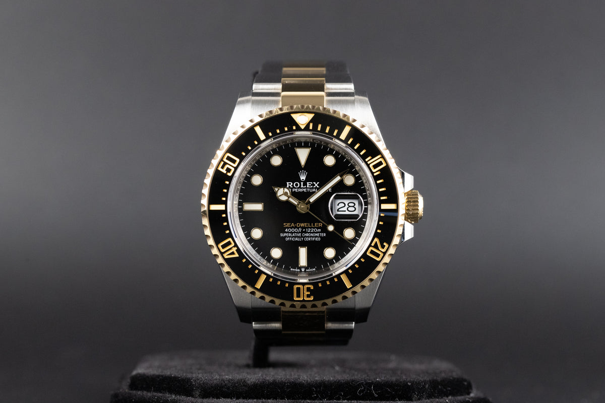 Rolex<br>126603 Sea-Dweller 18k/SS Black Dial