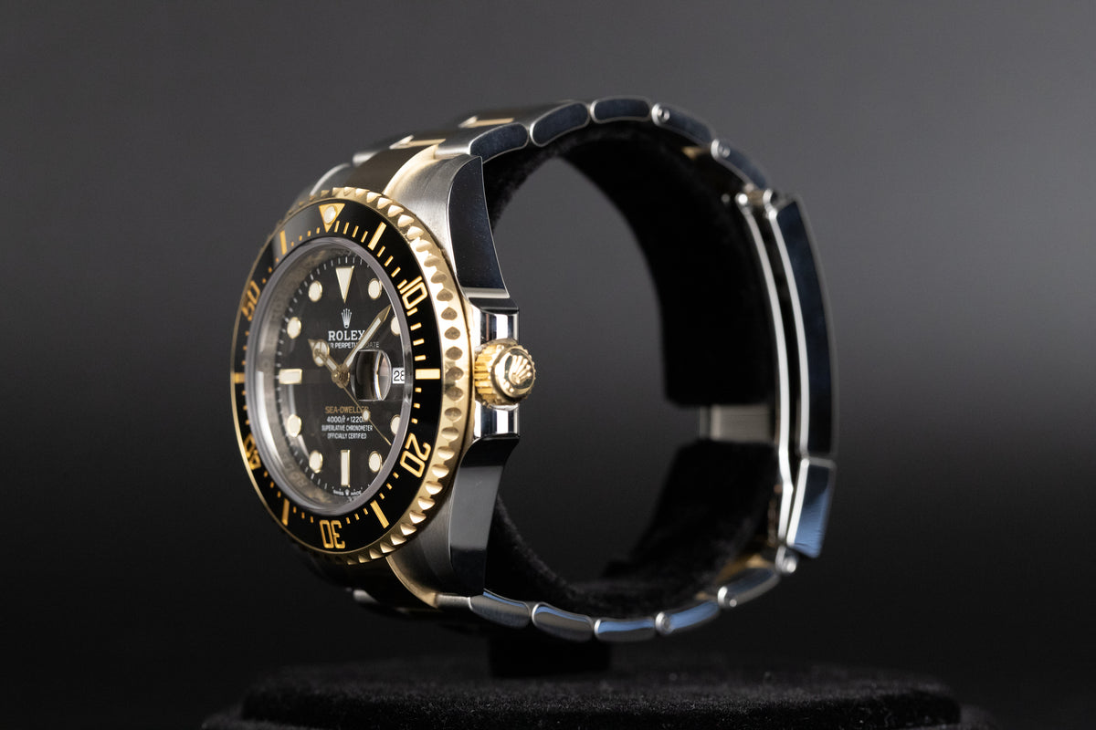 Rolex<br>126603 Sea-Dweller 18k/SS Black Dial