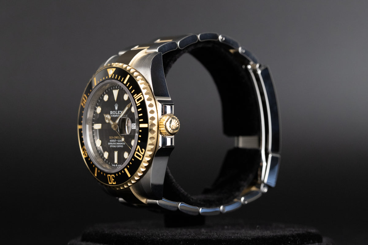 Rolex<br>126603 Sea-Dweller 18k/SS Black Dial
