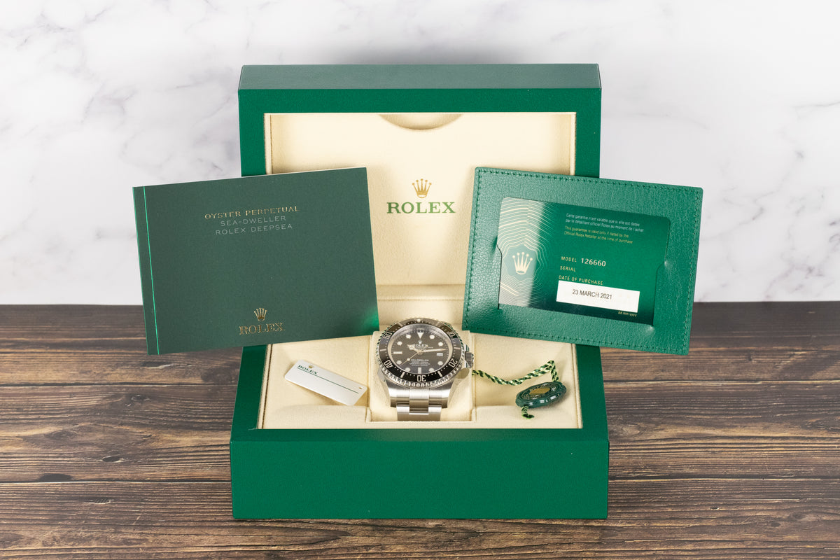 Rolex<br>126660 Deepsea Sea-Dweller Black Dial