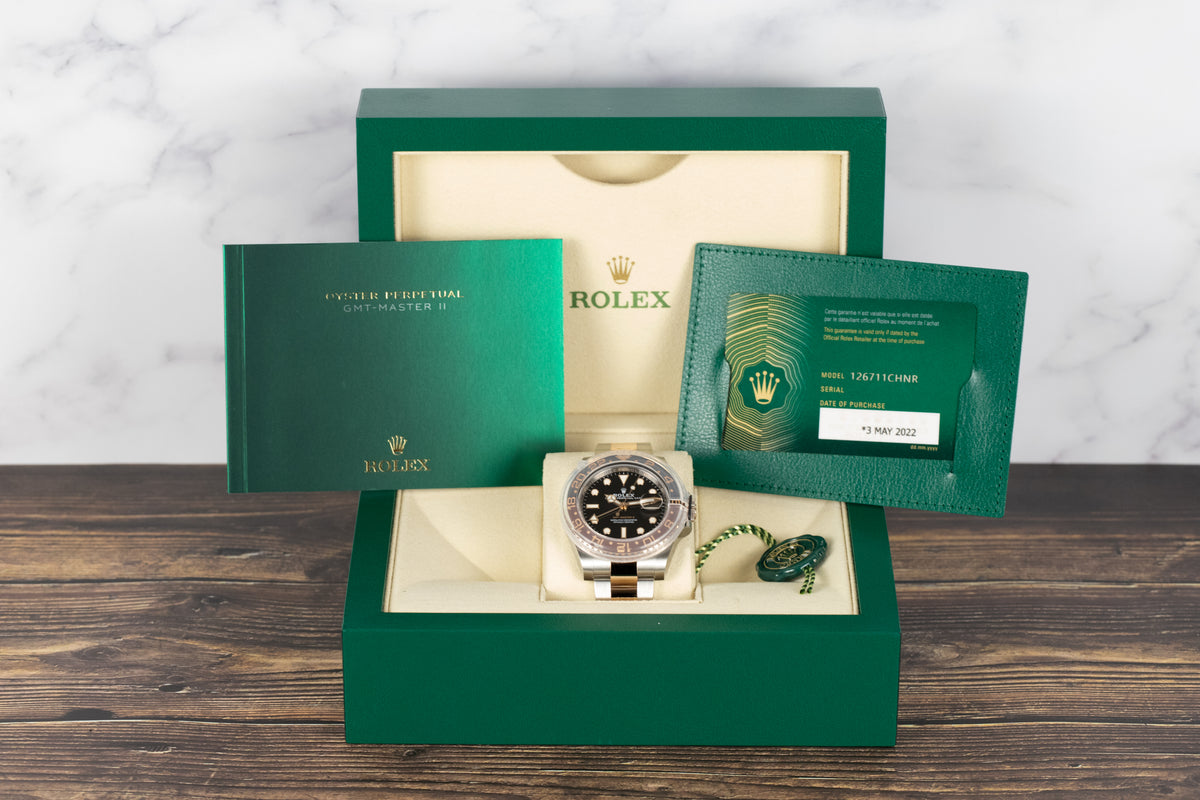 Rolex<br>126711CHNR GMT Master II SS/18k 'Root Beer'