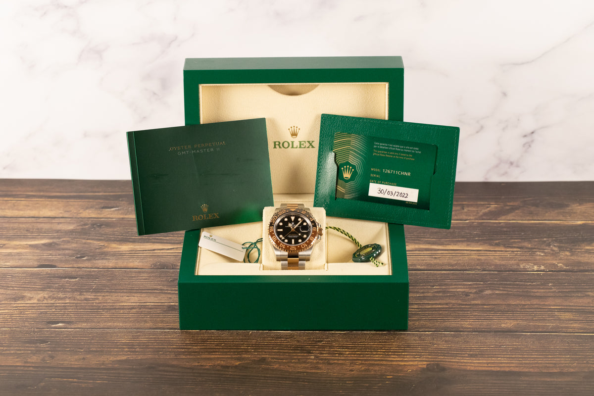 Rolex<br>126711CHNR GMT Master II SS/18k 'Root Beer'