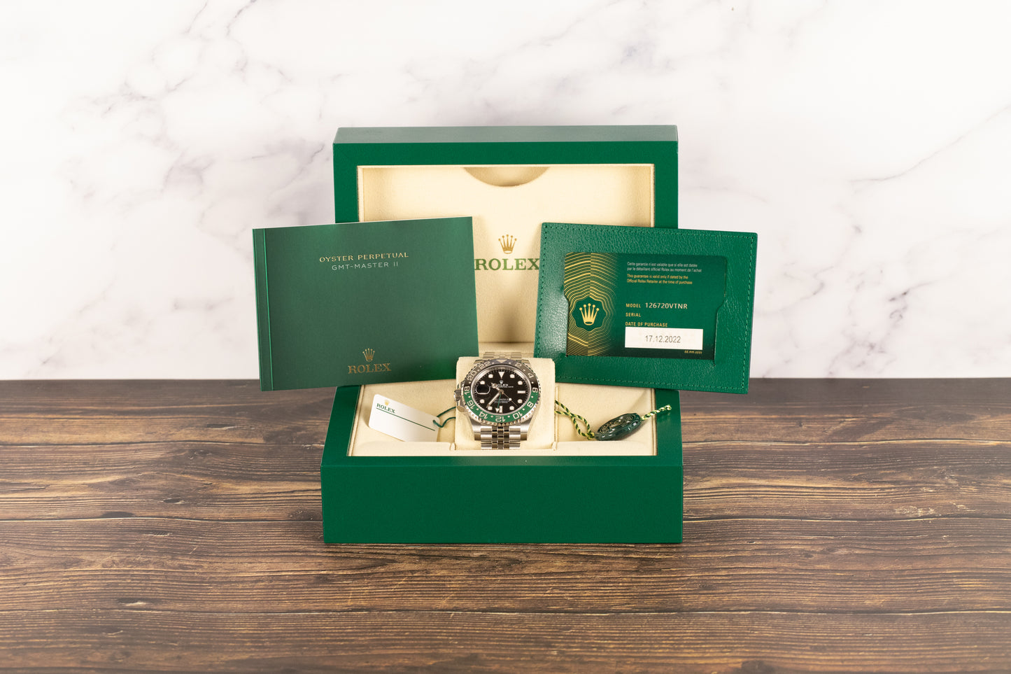 Rolex 126720VTNR GMT Master II Lefty 'Sprite'