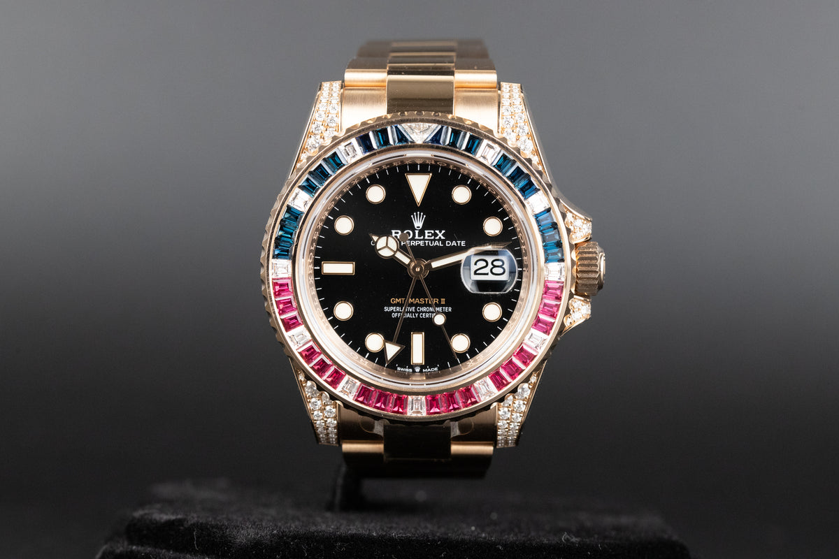 Rolex<br>126755SARU GMT-Master II Ruby Sapphire 'Pepsi' Bezel