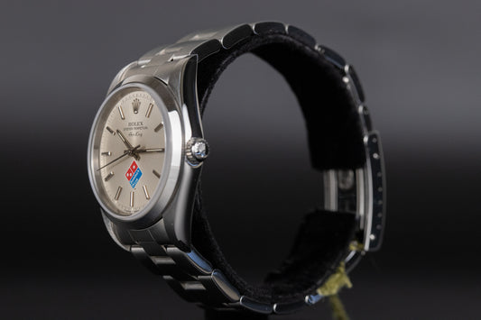 Rolex 14000 Oyster Perpetual Air King 34mm Dominos Dial