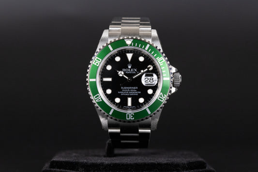 Rolex 16610LV Submariner 'Kermit' New Old Stock